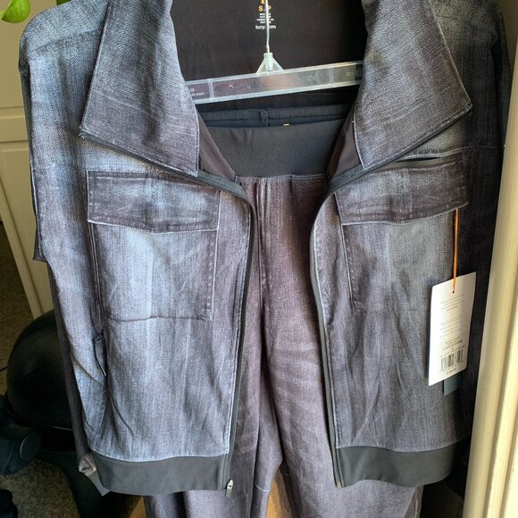 NWT Set Lucy IndiGO Trucker Jacket & pan - Picture 4 of 16